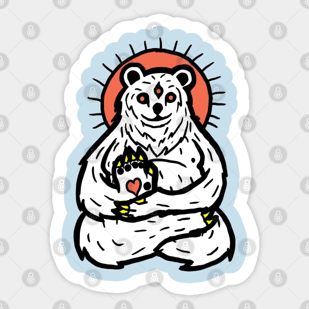 Spirit Polarbear Sticker by jonah block